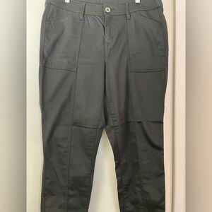 Lane Bryant women’s black slim leg pants.